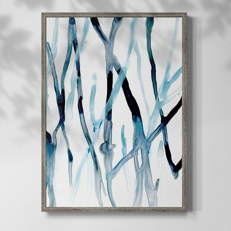 Reproduction encadrée Runnel II - bois massif, H 11 po x l 9 po