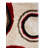 Abrielle Hand Tufted Shag Polyester Eco-Friendly Area Rugs - Square, Ivory Red Color, Geometric Modern Design, High Pile Thick Handmade Anti Skid Area Rugs for Living Room, Bed Room-2109541333