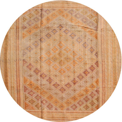 Tapis de zone jaune contemporaine
