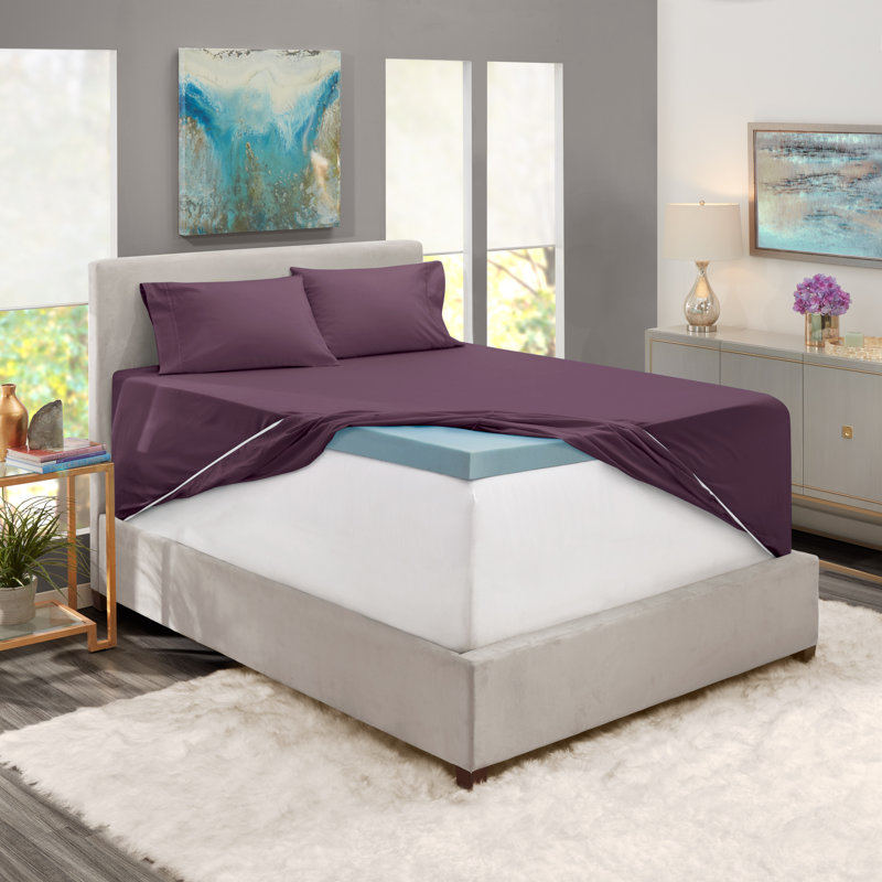 Microfiber Sheet Set, Egg, California King Fitted Sheet