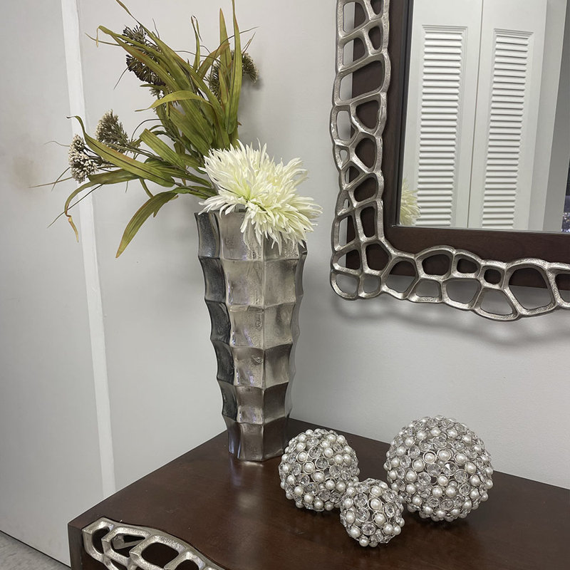Facetas Perla Cristal et perles sphères, H 5 po x l 5 po x P 5 po