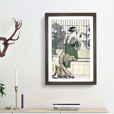 Shadows on the Shoji by Kitagawa Utamaro - Picture Frame Painting Print