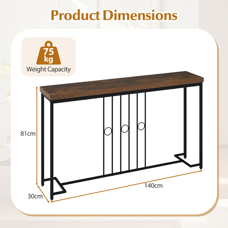 140cm Console Table