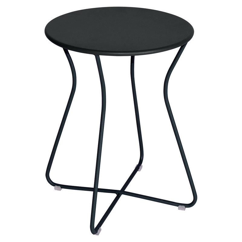 Cocotte Outdoor Round Side Table, Anthracite