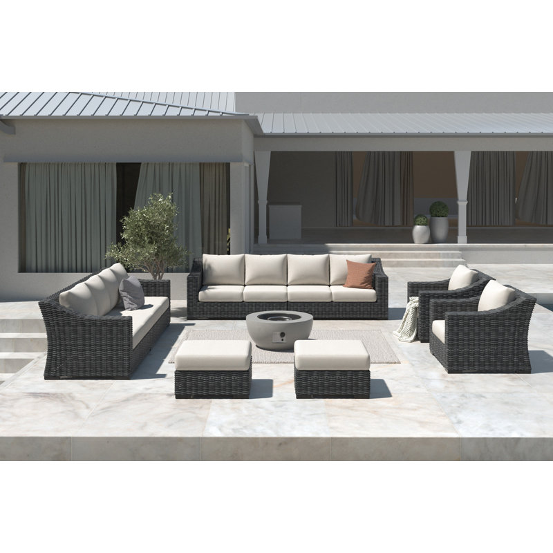 Canapé modulaire 9 pièces Eloisa, Grey