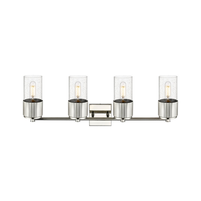 Éclairage pour meuble-lavabo mural 4 po Bolivar, Bullé, Nickel poli