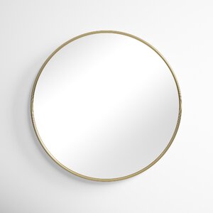 Joss & Main Gibbs Metal Round Wall Mirror & Reviews | Wayfair