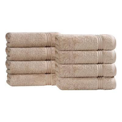 Oleg Egyptian-Quality Cotton Highly Absorbent Medium Weight Hand Towel Set