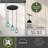 Denzel 3-Light Dimmable Cluster Pendant-1916716062