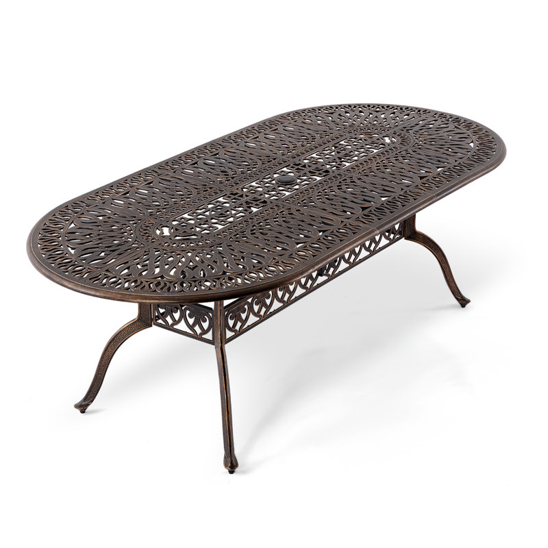 Table de salle à manger extérieure Mahyar