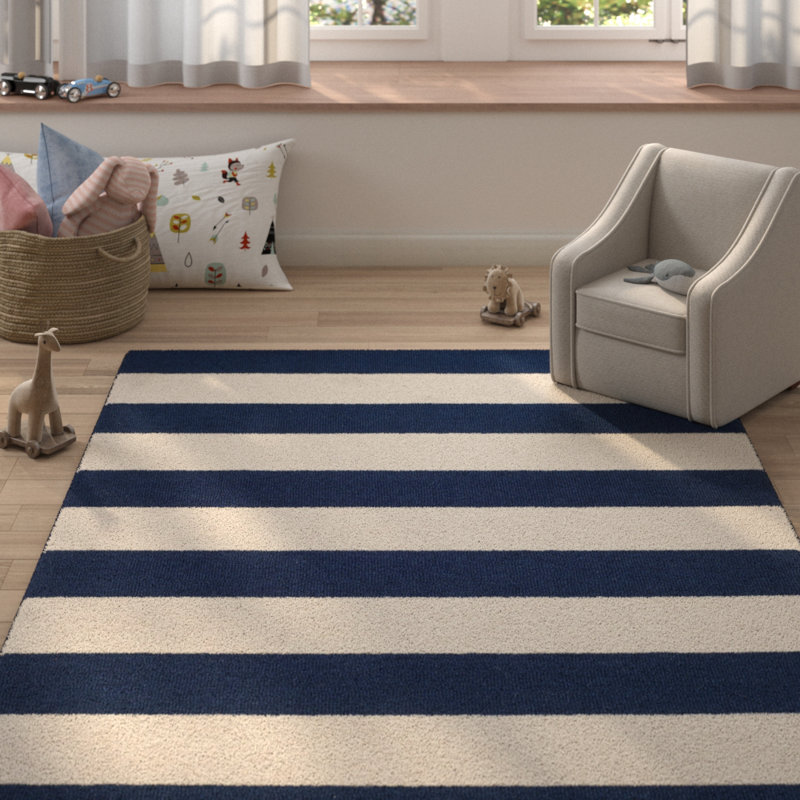 Fairchild Hand Tufted Wool Rug, Rectangle 8' x 10'