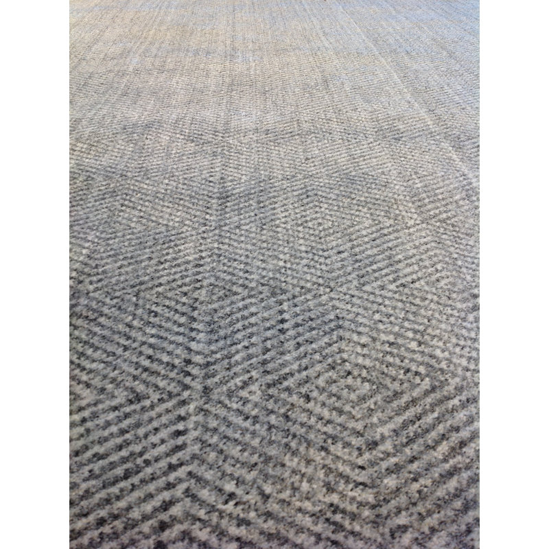 Tapis de la surface en soie 12 pi x 15 po noué la à la main one-of-kind