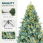 Arbre de Noël artificiel épinette bleu pré-éclairé-118039640