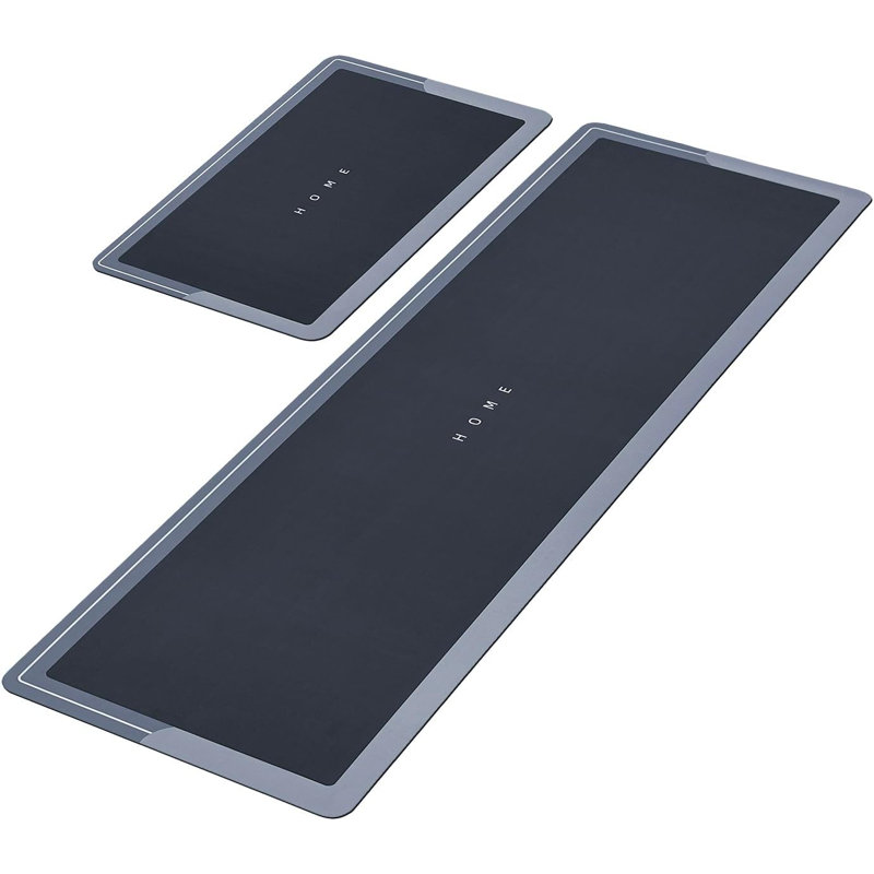 Ringolds Kitchen Mat, Grey