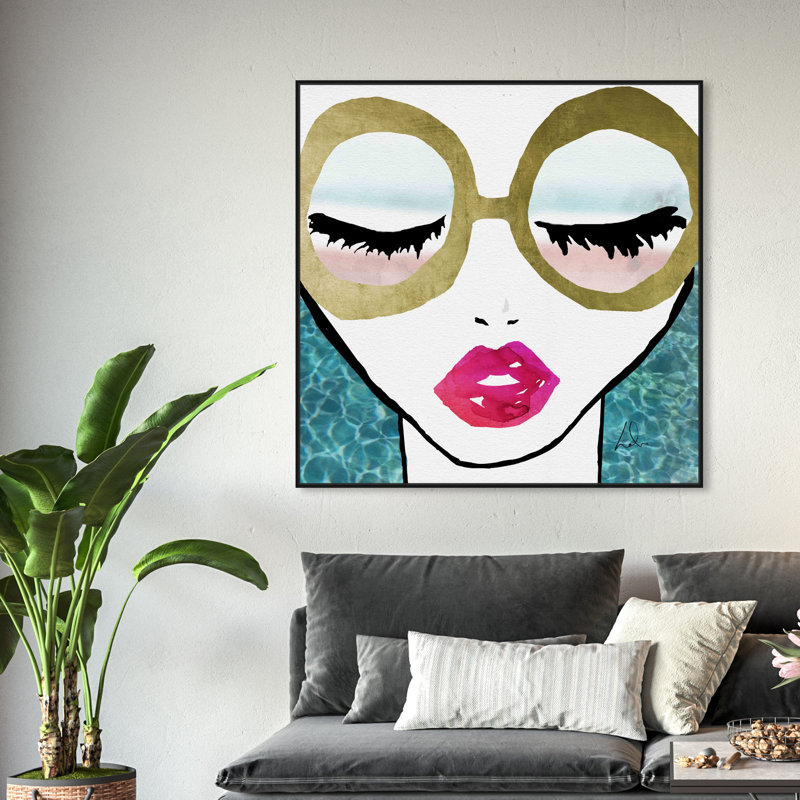 Ready for The Water Golden - reproduction d'art, H 40 po x l 40 po x P 2 po, Noir