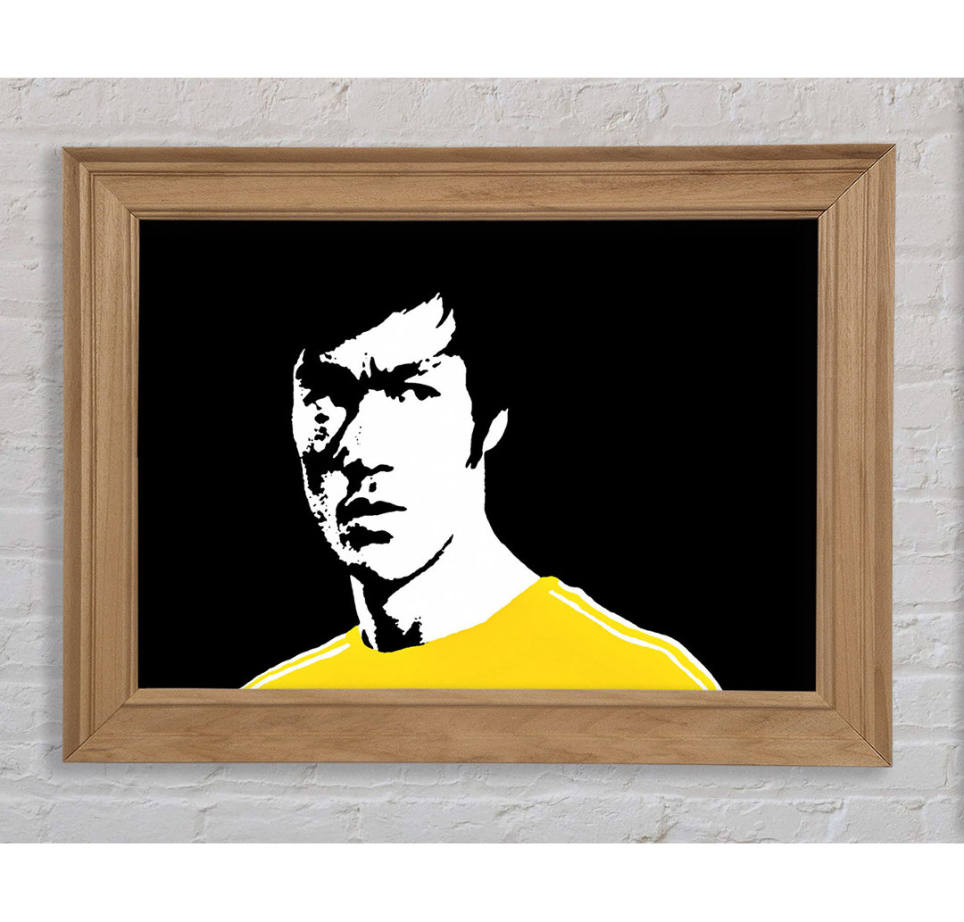 Bruce Lee Dragon Yellow Jump Suit - Einzelner Bilderrahmen Kunstdrucke