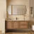 Anayalee Traditional Scalloped Rectangle Bathroom Vanity Mirror | Stainless Steel Frame-219904212-219904210
