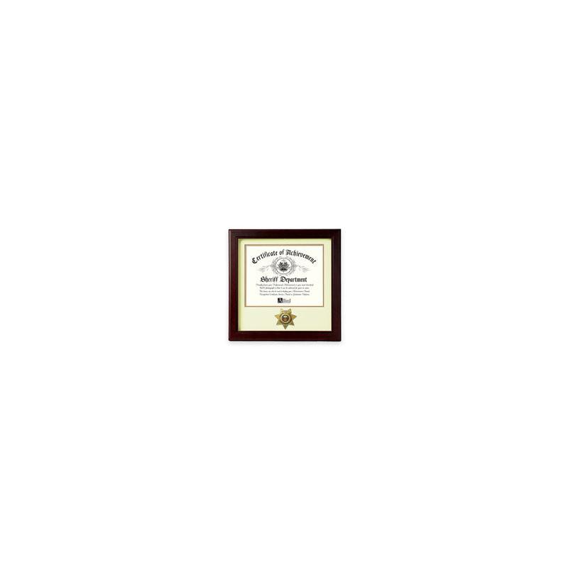 Cadre photo sheriff médaillon certificate Jaylene