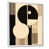 White Floater Framed