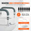 VEVOR Raised Toilet Seat, 3.5" Height Raised, 300 lbs Weight Capacity, for Standard Round Toilet
