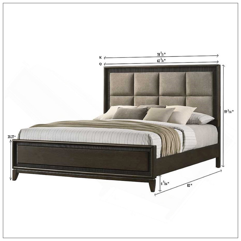 Mobilier de chambre à coucher 1pc, Très grand lit