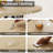 47.2 Inch Round Dining Table For 4, Kitchen Table With Rattan Storage Shelf, Natural-806290443