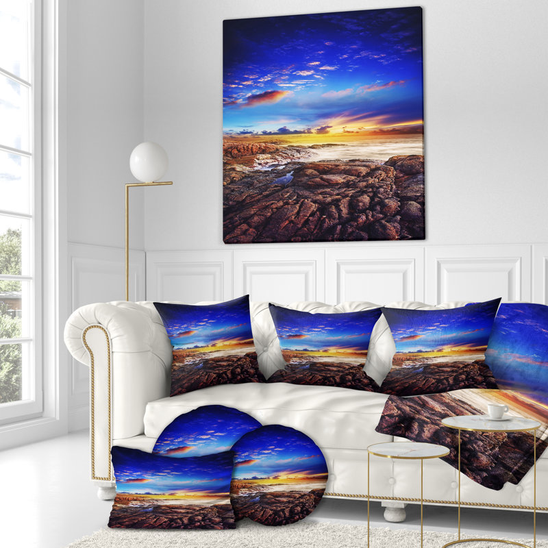 Coussin Sunset, 16 po x 1 po, Coussin décoratif