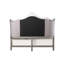 Lit Ariadne en velours et finition platine antique-1117921766
