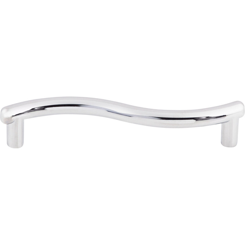 Spiral Bar pull, Polished Chrome, 3 3/4" Center to Center