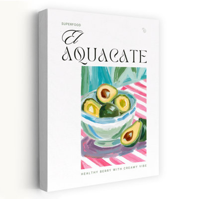 «Vibrant Avocado Bowl», art floral coloré