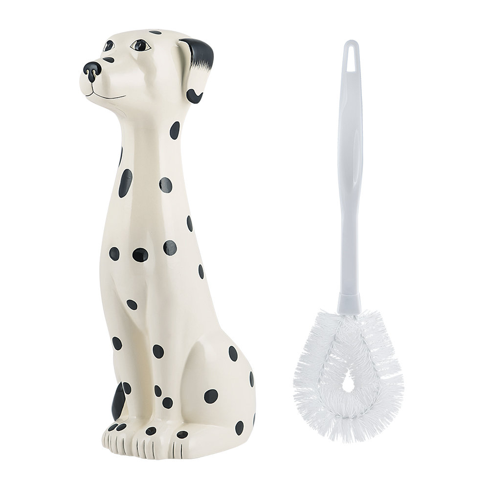 Dalmatian Bowl Brush Holder Allure Home Creations