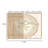 Wooden Rectangular Foldable Room Divider