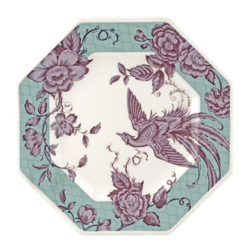 Kingsley Octagonal Plates, Teal