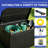 Balconera 230 Gallons Water Resistant Resin Lockable Deck Box,Black-98715685-129387903