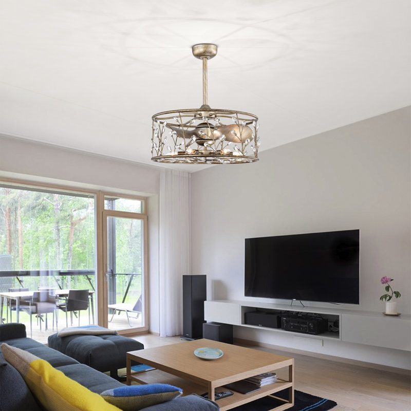 Gilchrist 19.5'' Ceiling Fan with Light Kit