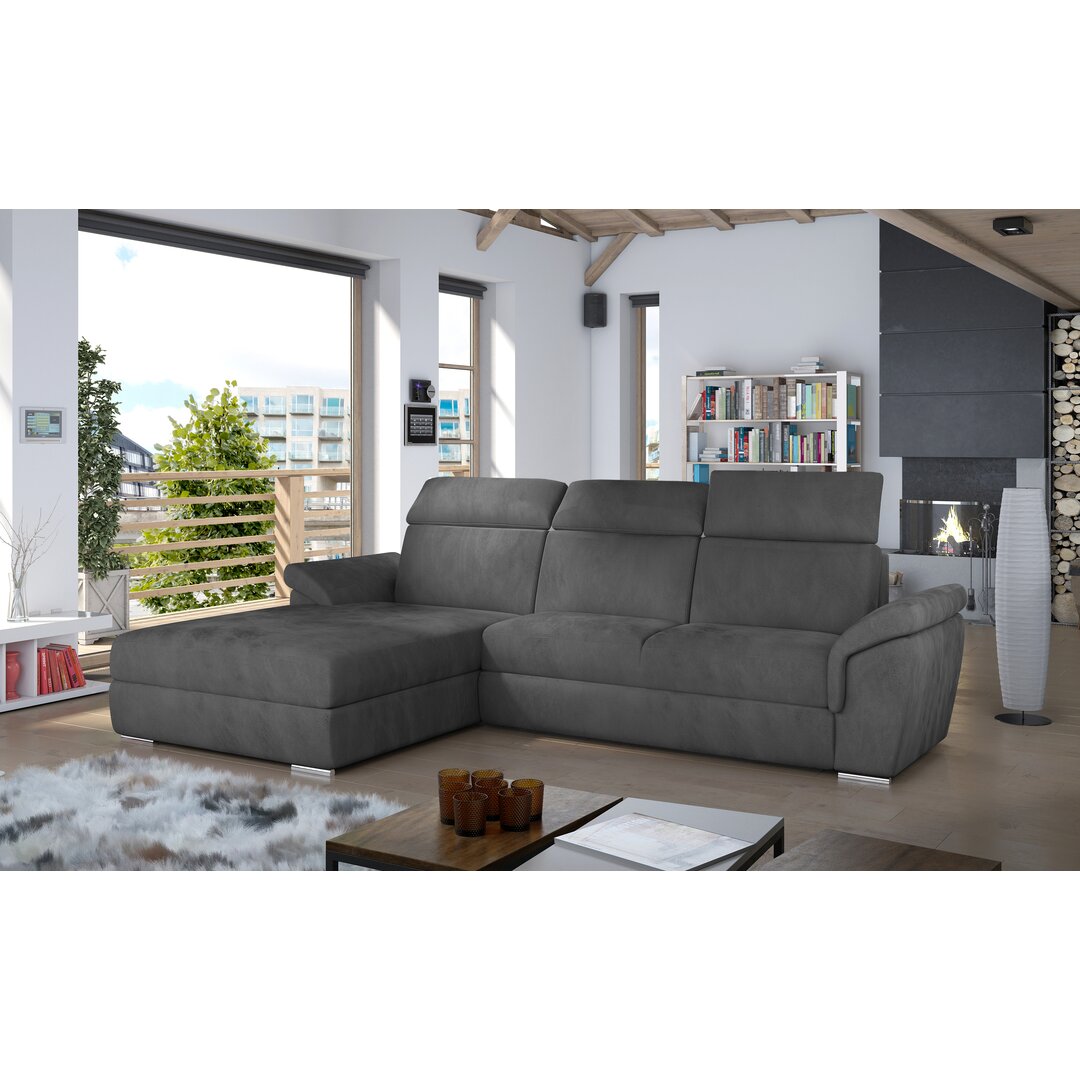 Ecksofa Gilcrease mit Bettfunktion