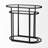 Eboni Glass Top End Table