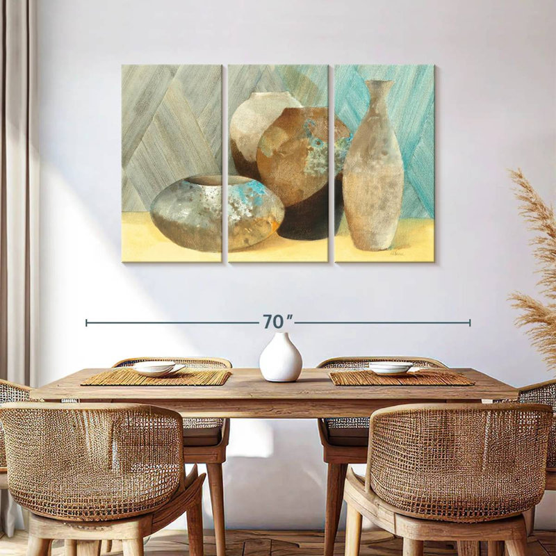 Senne Raku Study, 36" H x 57" W