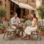 742 Woven Rattan Outdoor Side Chair – Paris Bistro Dining Chair