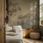 Murale oiseaux et branches Chinoiserie | Papier peint adhésif Misty Lake | Décoration murale de salon amovible-128579021-128579022