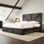 Oceant Farmhouse King Size Bed Frame with 4 Drawers, Black-105504775-105504780