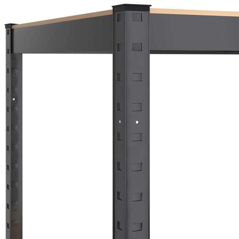 Anchal Plastic Shelving Unit, Anthracite