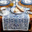 Iberian 18" X 90" Table Runner - Indigo