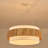 5 - Light Dimmable Drum Chandelier Dia 30 Inches