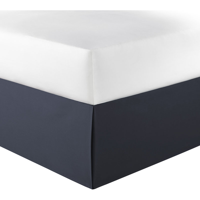 Jupe de lit 15 po Nautica, Bleu marine, Double