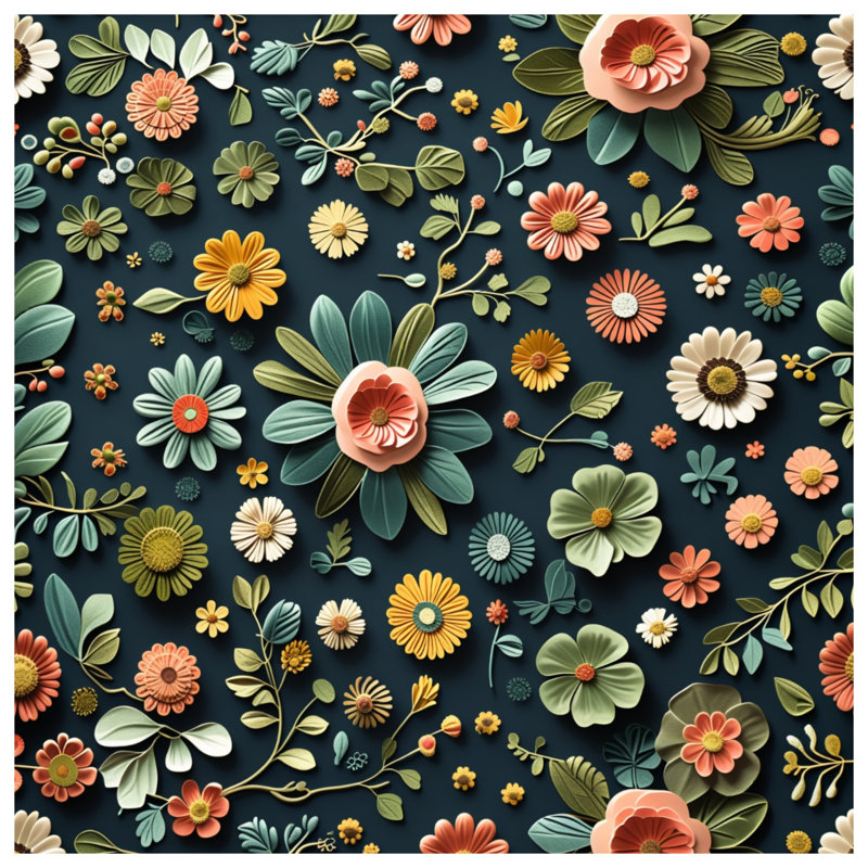 Édredon floral avec literie bohémienne, Simple extra long