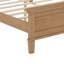 Lit plateforme, profil de ferme, tête de lit et lattes en bois de style Mid-Century moderne à profil bas-133668045-133668047