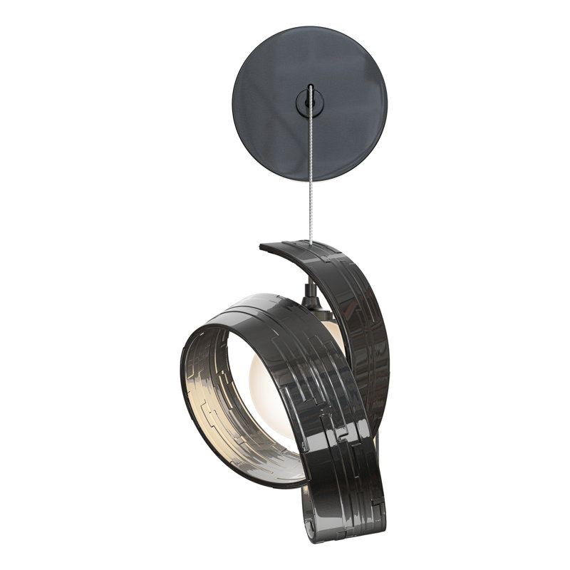 Riza Aluminum Armed Sconce, Ink