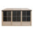 Florence Wall-Mounted Solarium with Metal Roof-63415567-91327403