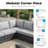 Maahika Outdoor PE Wicker Patio Corner Chair with Cushion-301115999
